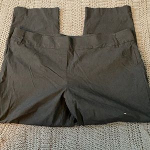 Size 24P dress pants. Dark gray.